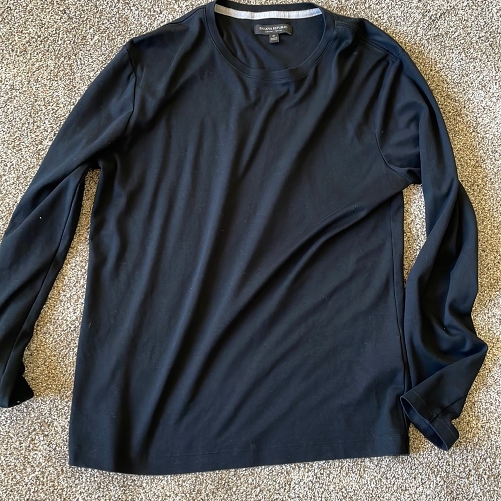 Banana Republic luxury touch long sleeve tee